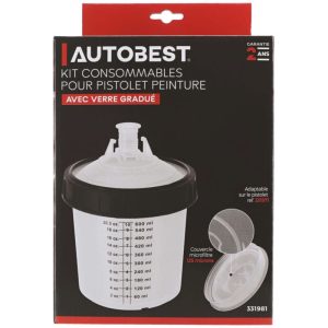 KIT CONSOMMABLES POUR PISTOLET PEINTURE